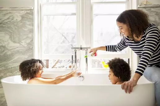 Family Practicing Septic-Safe Habits